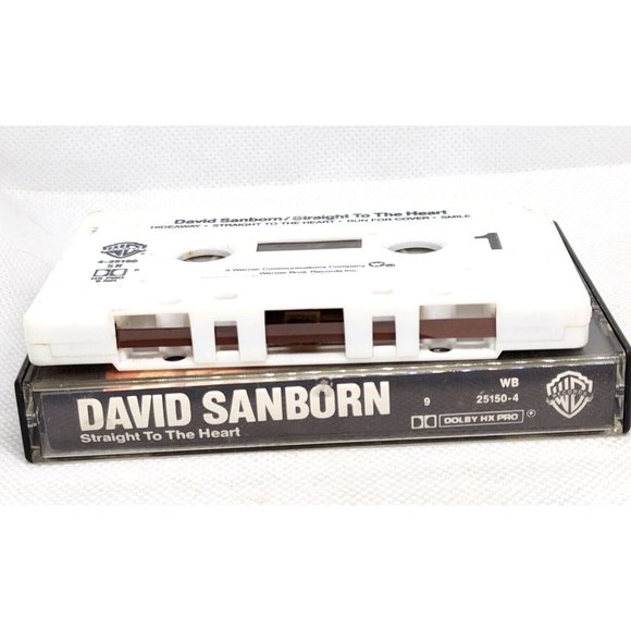 David Sanborn Cassette Tape Straight to the Heart , Tested Works - Picture 7 of 8